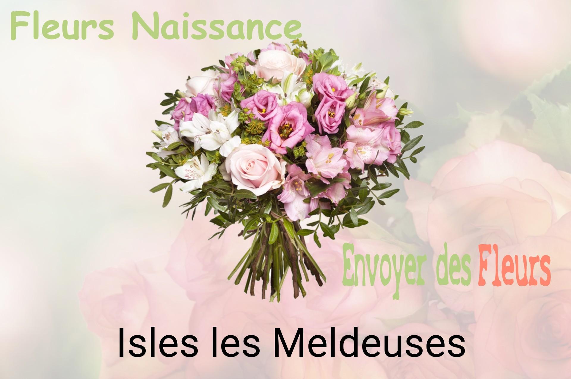 Bouquet de fleurs de naissance livré à Isles-les-Meldeuses
